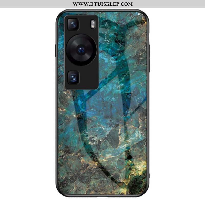 Etui do Huawei P60 Pro Marmurowe Szkło Hartowane